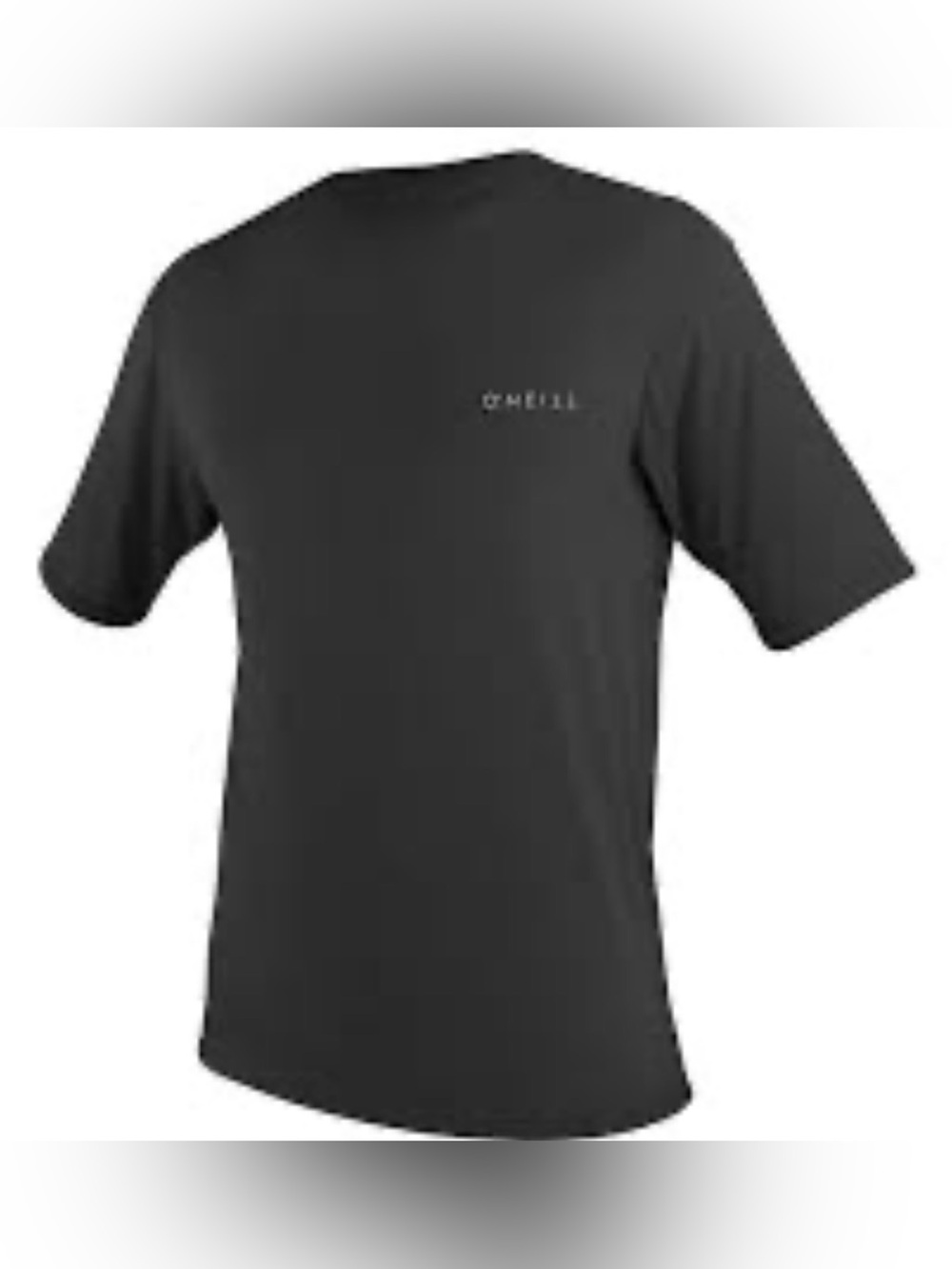O’Neill Basic Skin 30+ Men’s Black Sun Shirt Slim Fit Short Sleeves Medium NWT